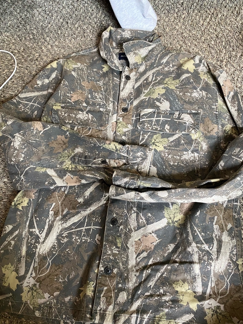 Abercrombie and fitch camo jacket